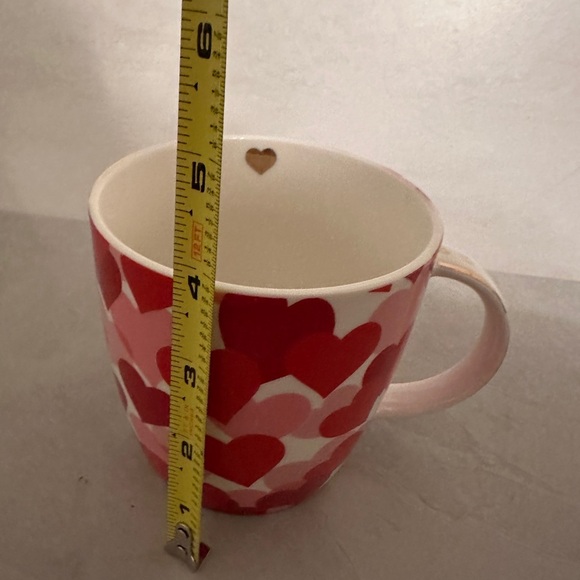 Simply Girls “ Hearts” Coffee Mug Gold Accents - Picture 6 of 6